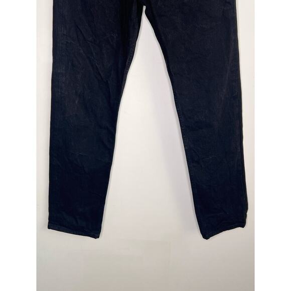 B Sides Blue Jeans 100% Cotton Button Fly Ankle Jeans Black Women's Size 29 - Picture 3 of 9